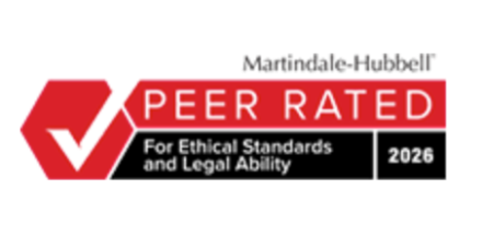 Martindale-Hubbell peer rated badge