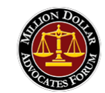 Million Dollar Advocates Forum badge