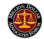 Million Dollar Advocates Forum badge