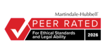 Martindale-Hubbell peer rated badge